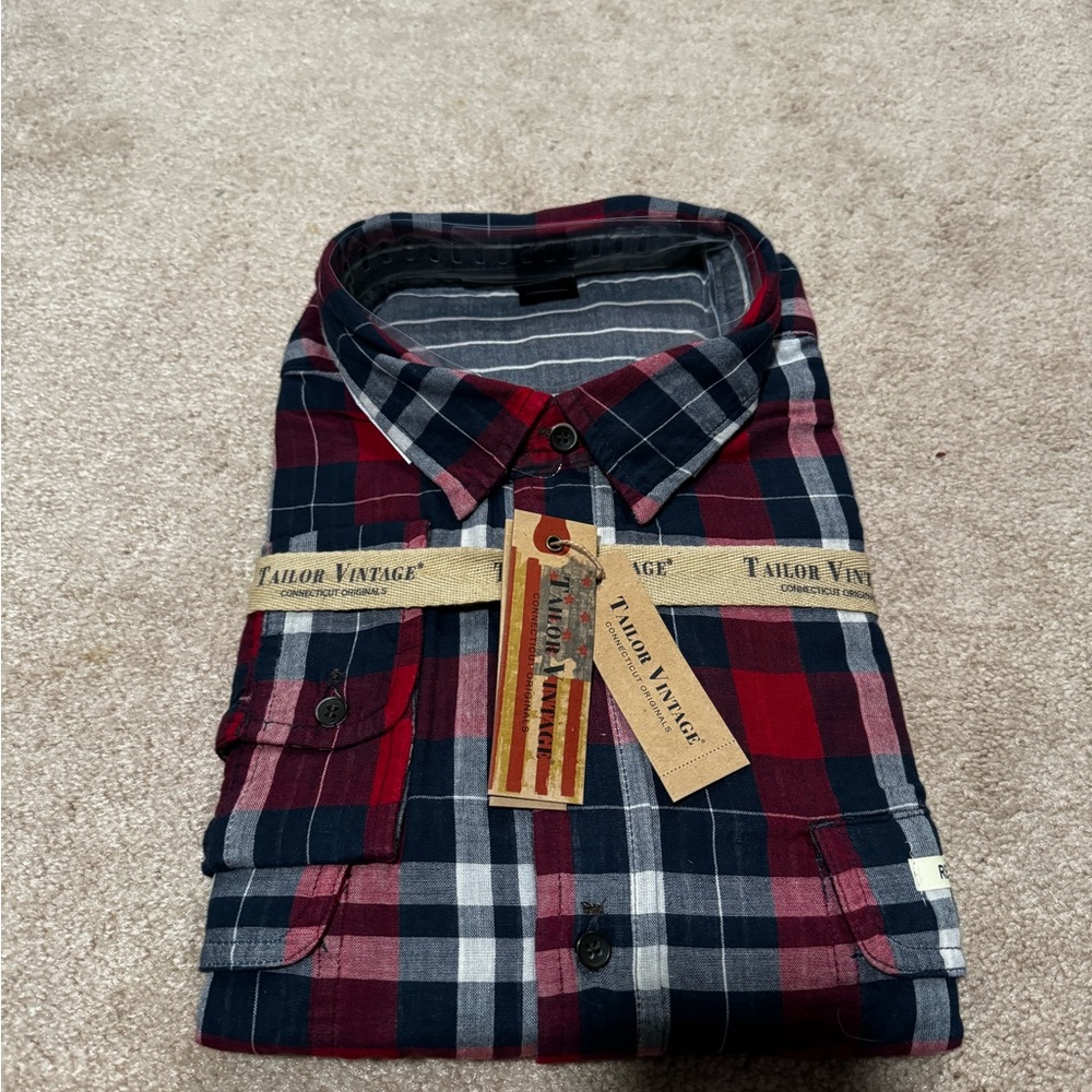 Tailor Vintage Americana DF Plaid - New with tags